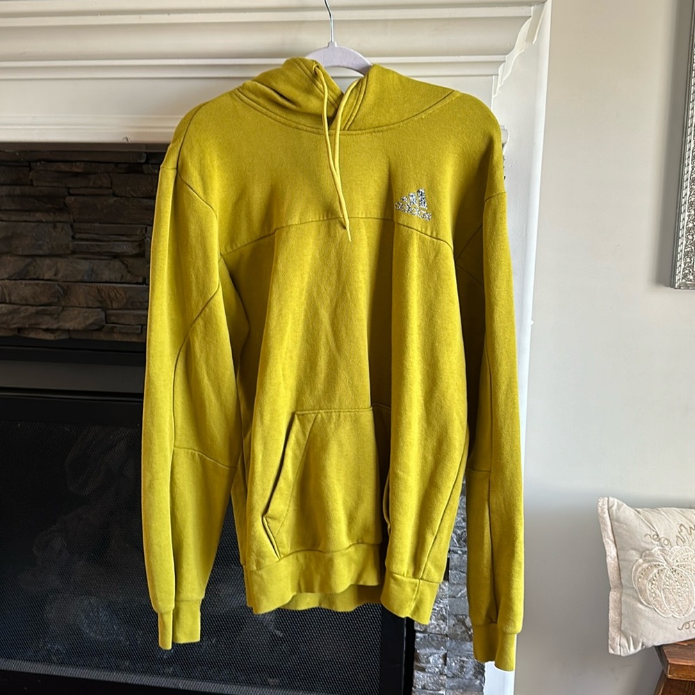 Adidas green hoodie size medium